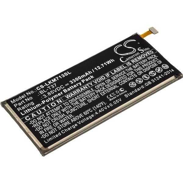 Bsc Preferred LG LMQ710FA LMQ710FM LMQ710HS LMQ710HSW LMQ710NAW L Mobile Phone Repl. Battery CS-LKM713SL - main